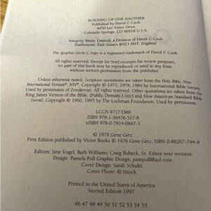 New Building Up One Another Gene Getz